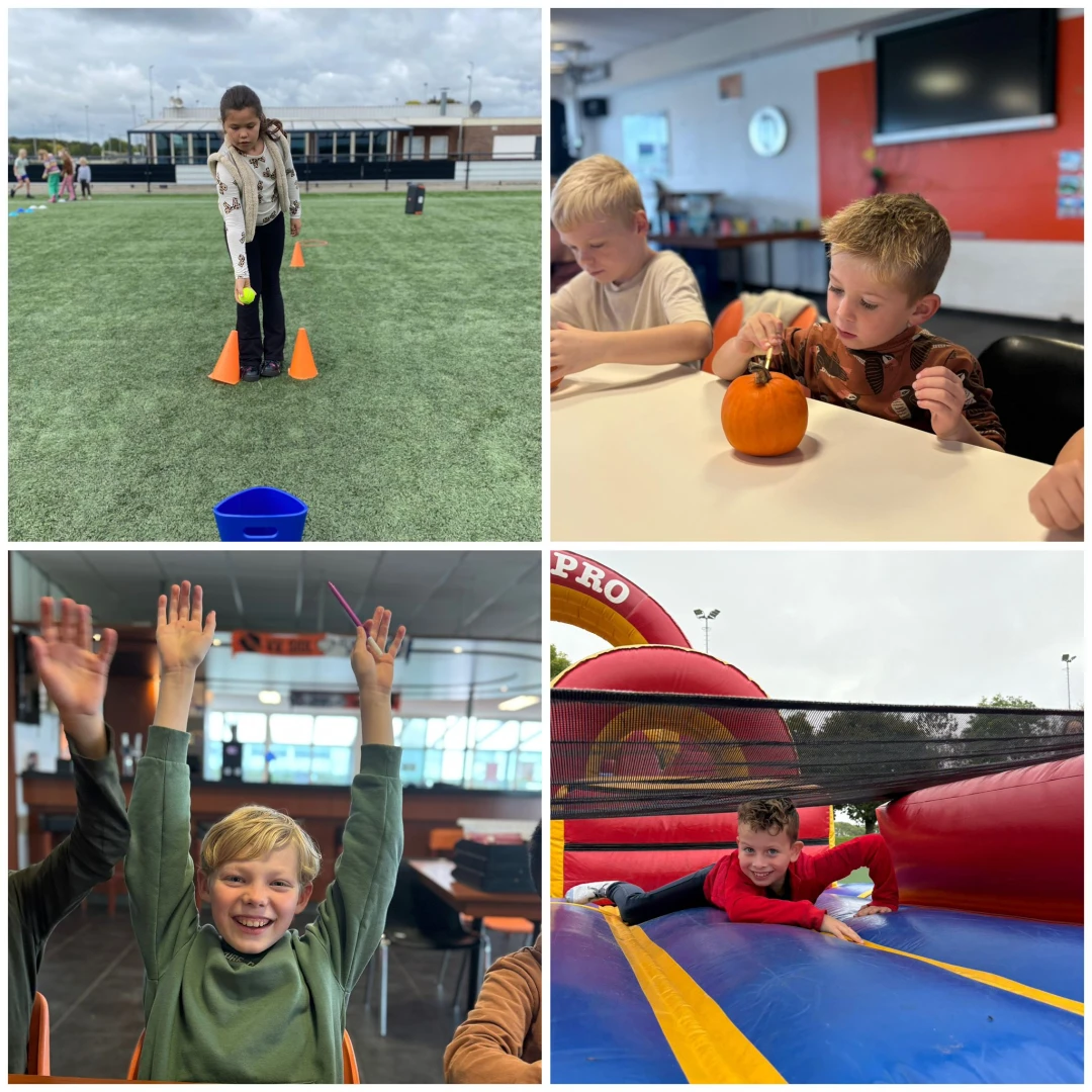 Muziekbingo, ren je rot, pompoen schilderen en op bezoek bij Connect2Sports!