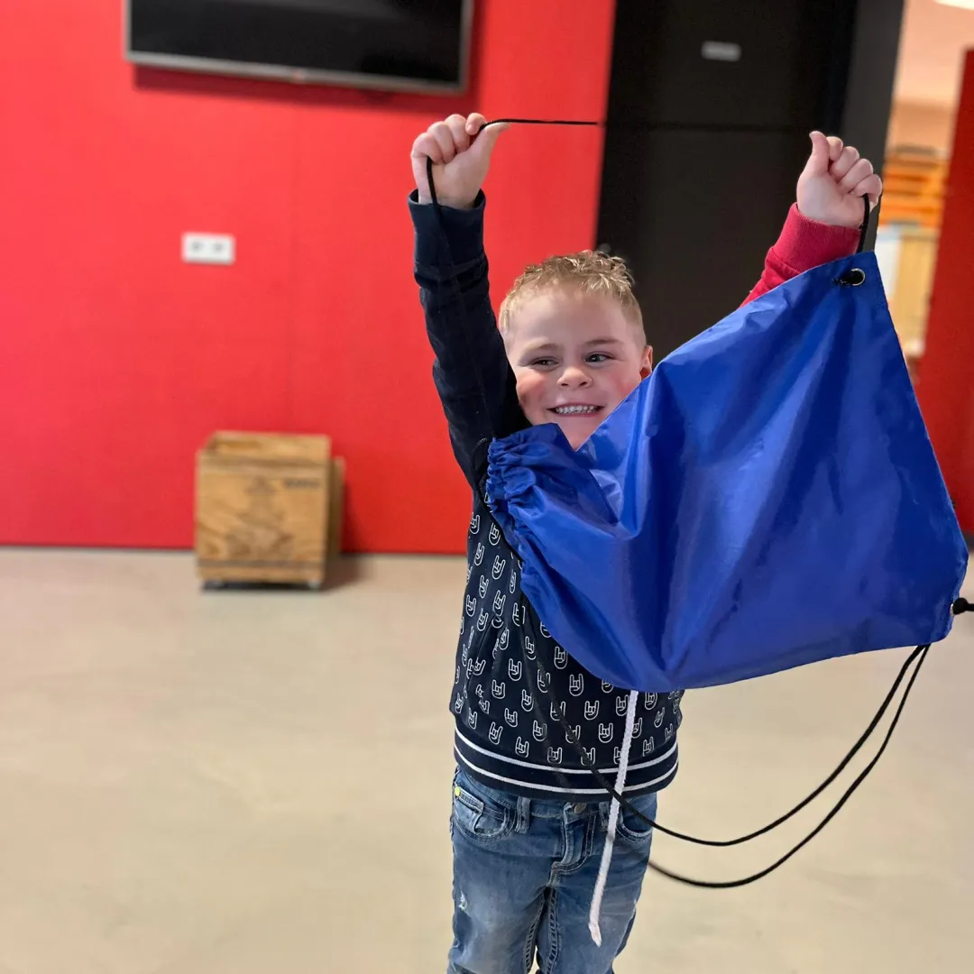 Eerste dag bij Sportstuif