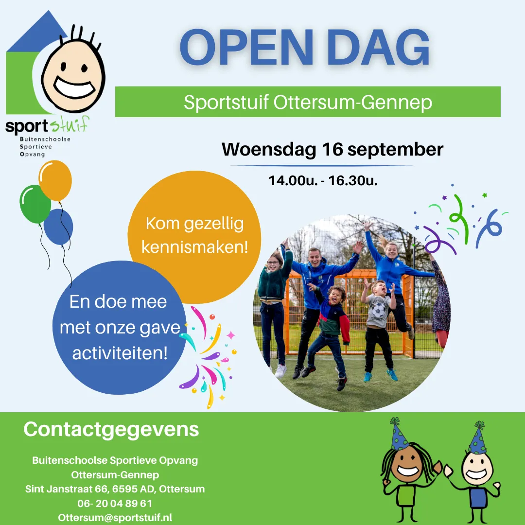 Open dag Sportstuif Ottersum-Gennep