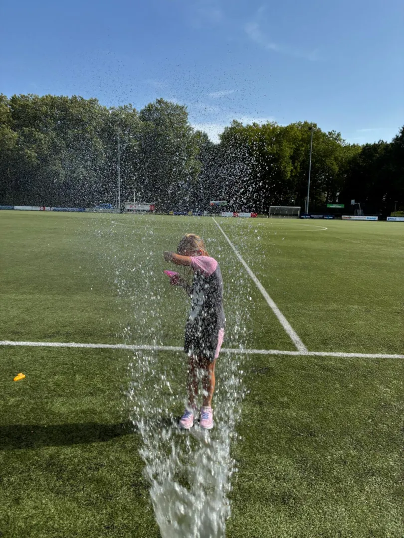 Sportieve waterspellen sportstuif